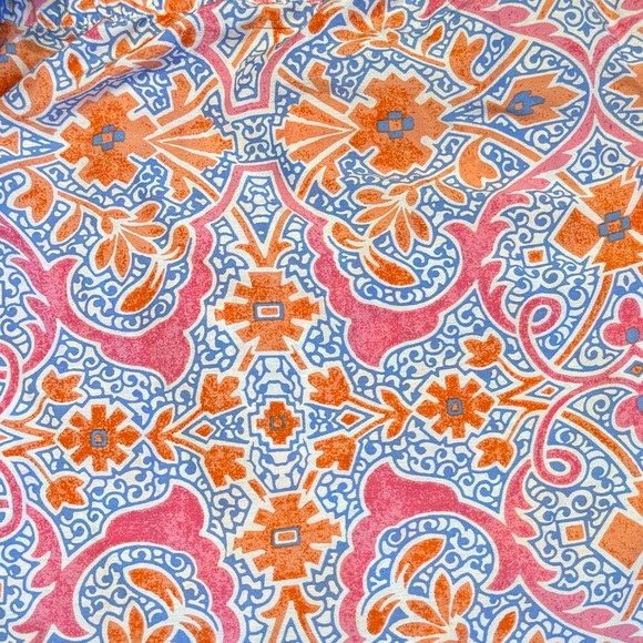 Like new! J. McLaughlin Marina Cotton Silk Off Shoulder Dress M - Picture 4 of 8